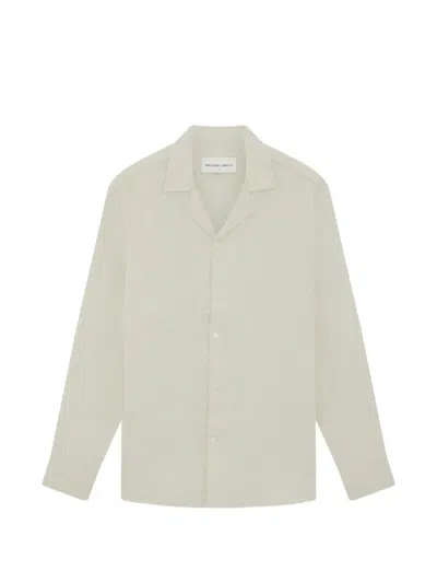 Frescobol Carioca Safra Cotton-linen Shirt In Neutral