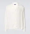 Frescobol Carioca Safra Linen-blend Shirt In White