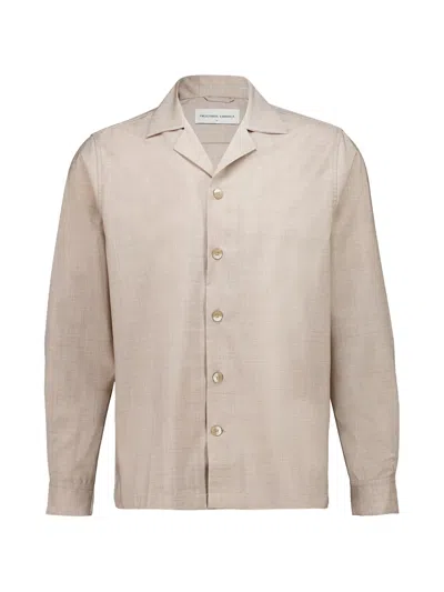Frescobol Carioca Safra Wool Shirt In Neutral