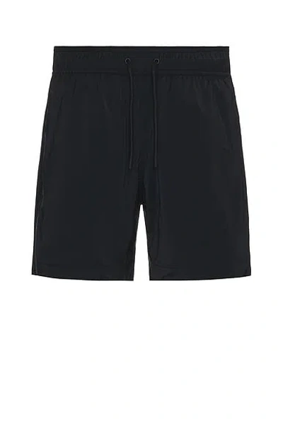 Frescobol Carioca Salvador Elasticated Swimshorts In Black