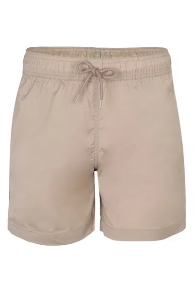 Frescobol Carioca Salvador Elasticated Swimshorts Khaki In Neutral
