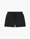 Frescobol Carioca Salvador Nylon Swim Shorts In Black