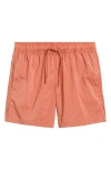 Frescobol Carioca Salvador Swim Trunks In Dusty Coral