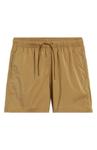 Frescobol Carioca Salvador Swim Trunks In Spinach