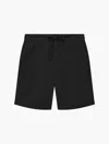 Frescobol Carioca Sergio Seersucker Shorts In Black
