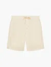 Frescobol Carioca Sergio Linen-blend Bermuda Shorts In Yellow Haze