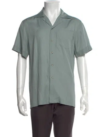 Pre-owned Frescobol Carioca Short Sleeve Shirt W/ Tags In Green