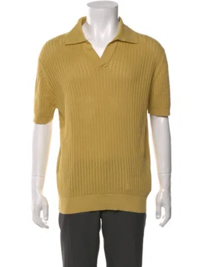 Pre-owned Frescobol Carioca Short Sleeve Shirt In Yellow