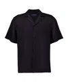 Frescobol Carioca Short-sleeved Shirt In Black