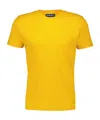 Frescobol Carioca Short-sleeved T-shirt In Yellow