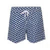 Frescobol Carioca Sport Swim Shorts Ipanema Print Navy Blue In Blue