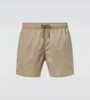 Frescobol Carioca Sport Swim Swim Trunks In Brown
