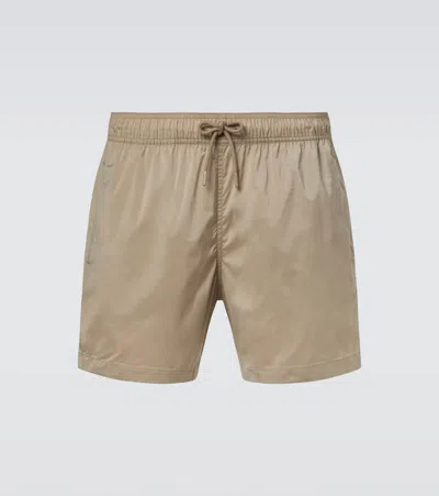Frescobol Carioca Sport Swim Swim Trunks In Brown