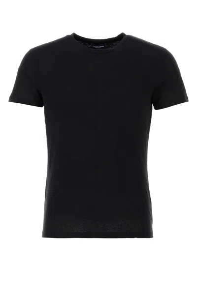 Frescobol Carioca T-shirt-l Nd  Male In Black