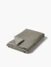 Frescobol Carioca Terry Cotton Beach Towel In Slate Grey