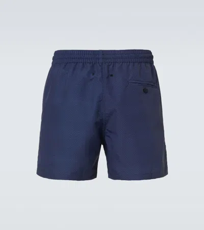 Frescobol Carioca Underwater Copacabana Swim Trunks In Midnight Blue