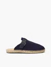 Frescobol Carioca Valente Suede Clogs In Navy