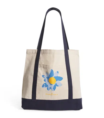 Frescobol Carioca X John Booth Quique Tote Bag In White