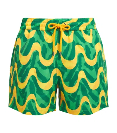 Frescobol Carioca X John Booth Sport Swim Shorts In Green