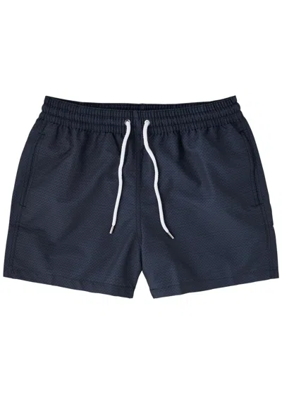 Frescobol Carioca Printed Shell Swim Shorts In Navy
