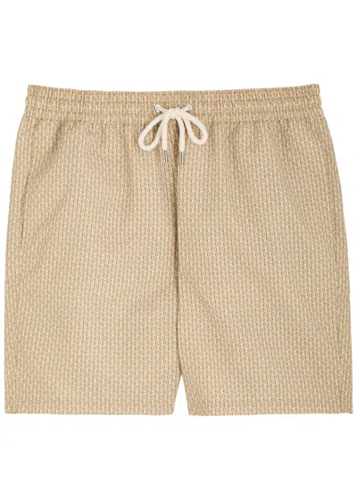Frescobol Carioca Santos Printed Shell Swim Shorts