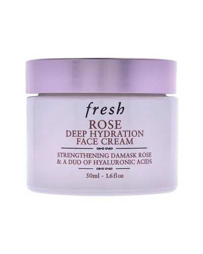 Fresh 1.6oz Rose Deep Hydration Face Cream In Transparent