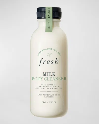 Fresh 2.5 Oz. Milk Body Cleanser In White