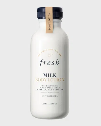 Fresh 2.5 Oz. Milk Body Lotion In White
