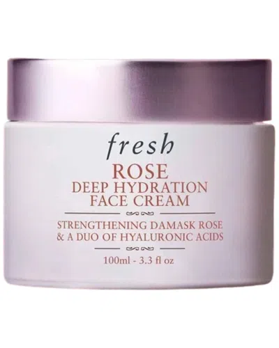 Fresh 3.4oz Rose Deep Hydration Face Cream In Purple