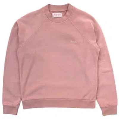 Fresh Billie Cotton Sweatshirt In Antique Pink