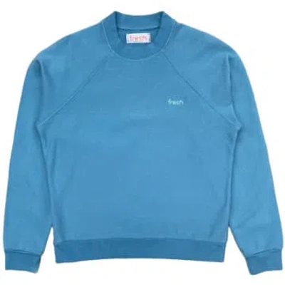 Fresh Billie Cotton Sweatshirt In Light Blue