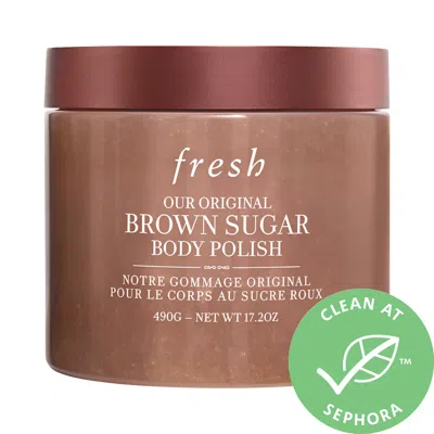 FRESH BROWN SUGAR BODY POLISH EXFOLIATOR 17.2 OZ / 490 G