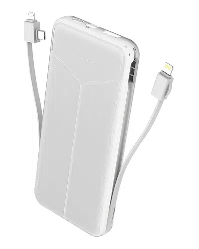 Fresh Fab Finds 10000mah Power Bank Portable Charger In White