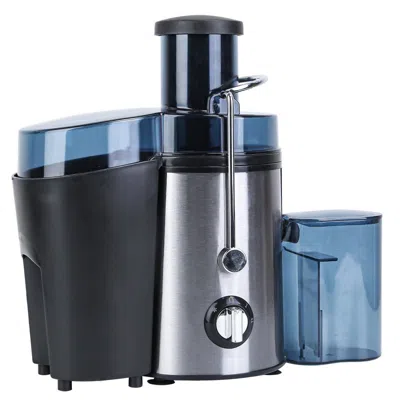 Fresh Fab Finds 1000w Centrifugal Juicer Juice Extractor With 2 Speeds 3.6" Wide Feed Chute In Black