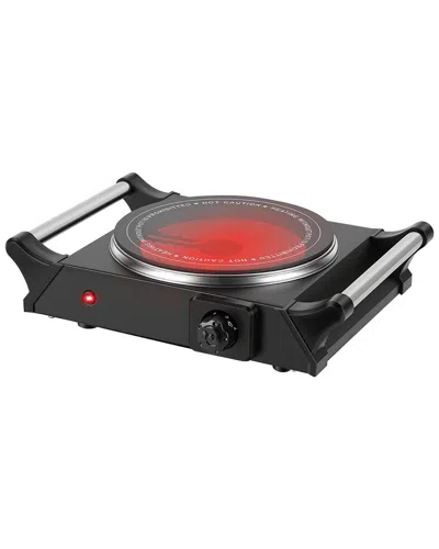 Fresh Fab Finds 1000w Electric Single Burner Hot Plate In Black
