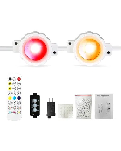 Fresh Fab Finds 101ft Permanent Outdoor Lights In White