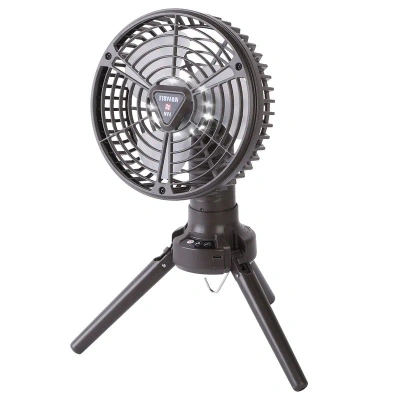 Fresh Fab Finds 10400mah Portable Camping Fan With Led Light Rechargeable Tripod Tent Hanging Fan Lantern Portable F