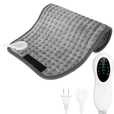 Fresh Fab Finds 11.41" X 24.41" Electric Heating Pad For Back Abdomen Shoulder With 10 Adjustable Temperature Smart