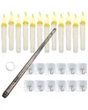 Fresh Fab Finds 12pc Battery Operated Flameless Floating Candle Led Hanging Lights With Remote In Multi