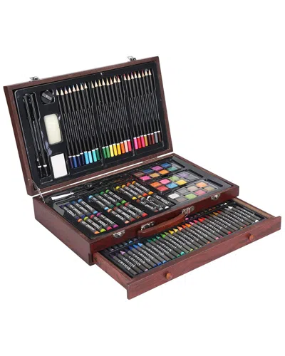 Fresh Fab Finds 140pc Professional Art Kit In Brown