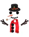 Fresh Fab Finds 16pc Snowman Decorating Dressing Kit