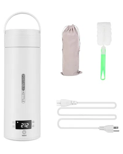 Fresh Fab Finds 17oz Travel Portable Electric Kettle In White
