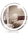Fresh Fab Finds 19in Led Light Round Vanity Mirror In Transparent
