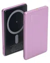 Fresh Fab Finds 2-in-1 Pink Magsafe Wireless Power Bank
