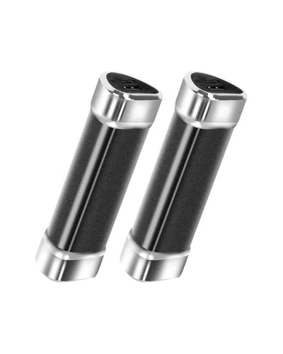 Fresh Fab Finds 2 Pack 10000mah Split-magnetic Handwarmers In Black