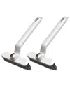 Fresh Fab Finds 2 Pack White Multi-function Rotating Crevice Cleaning Brush