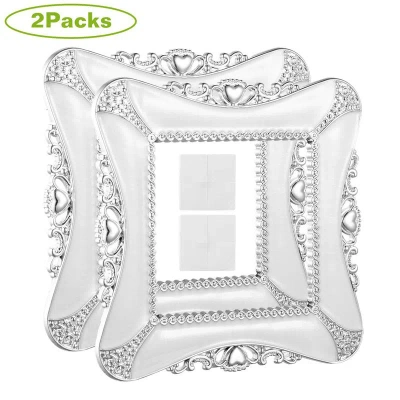 Fresh Fab Finds 2 Packs Decorative Switch Cover European Romantic Wall Plate Protector With Adhesive Sticker Uk Styl