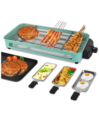 Fresh Fab Finds 2000w 2-in-1 Electric Indoor Bbq Grill In Neutral