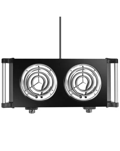 Fresh Fab Finds 2000w Electric Dual Burner In Black