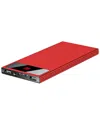 Fresh Fab Finds 20k Mah Red Power Bank With Flashlight In Red